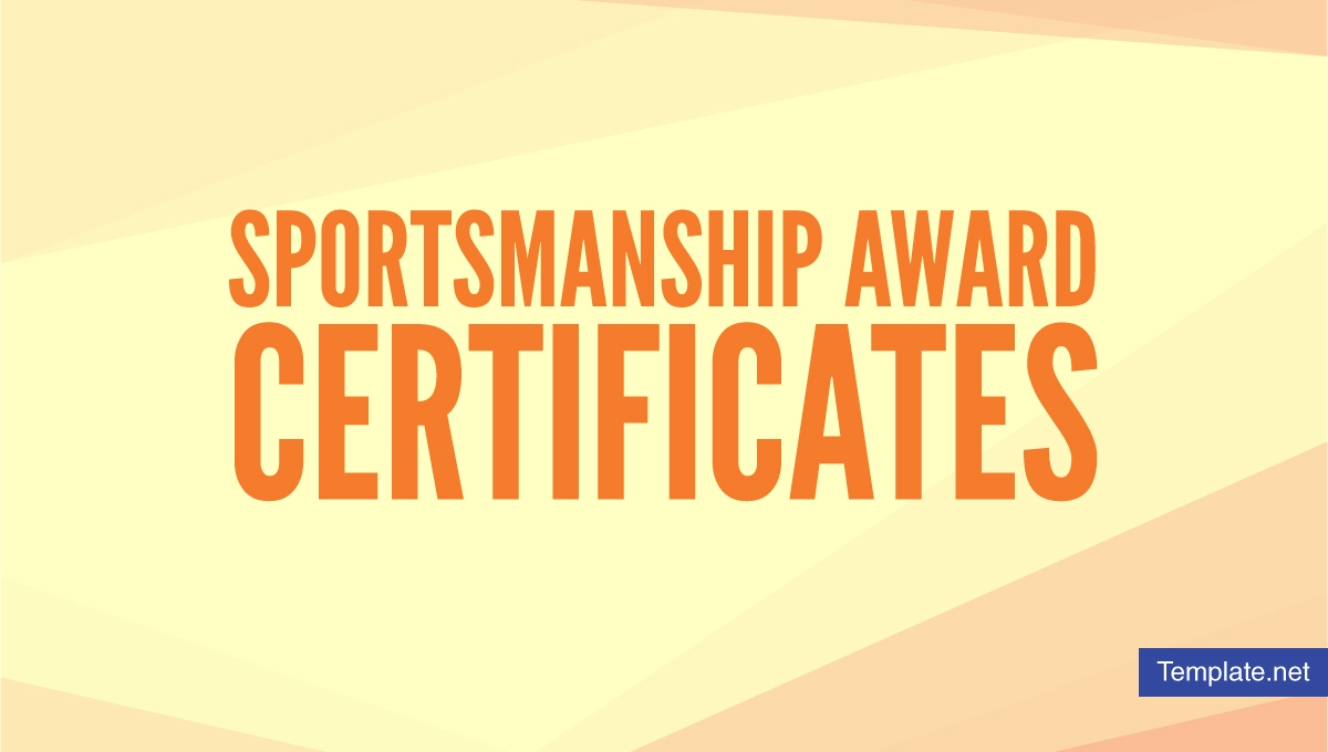 15+ Sportsmanship Award Certificate Designs & Templates With Regard To Rugby League Certificate Templates