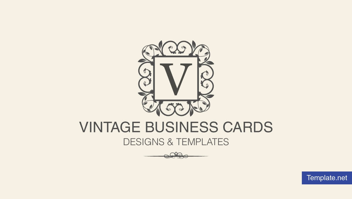 15+ Vintage Business Card Templates – Ms Word, Photoshop With Regard To Free Business Cards Templates For Word