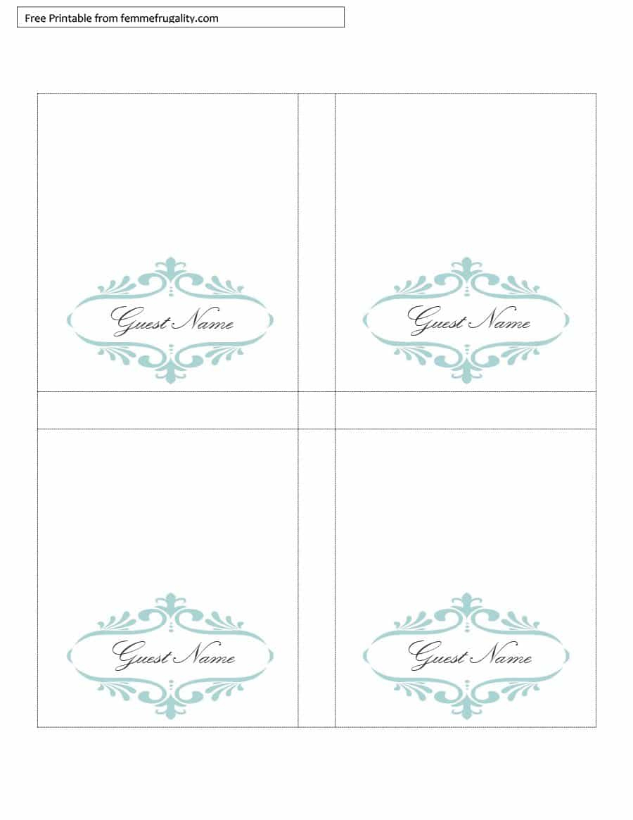 16 Printable Table Tent Templates And Cards ᐅ Template Lab Inside Free Printable Tent Card Template
