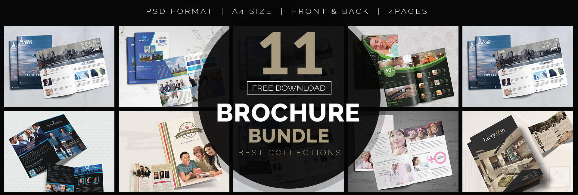 17+ Free Brochure Templates – Hotel, Corporate, Travel With Free Online Tri Fold Brochure Template