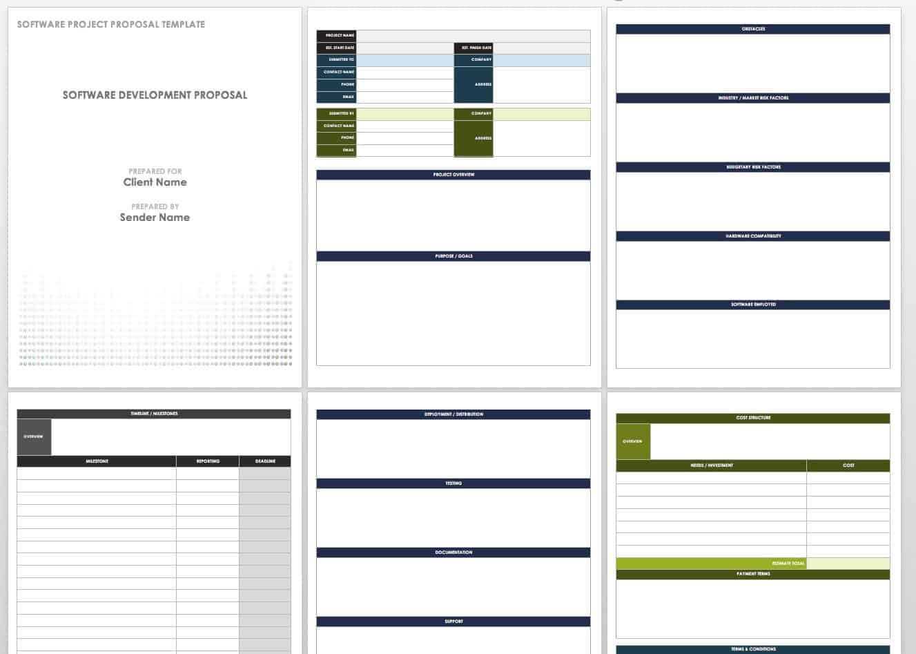 17 Free Project Proposal Templates + Tips | Smartsheet In Software Project Proposal Template Word