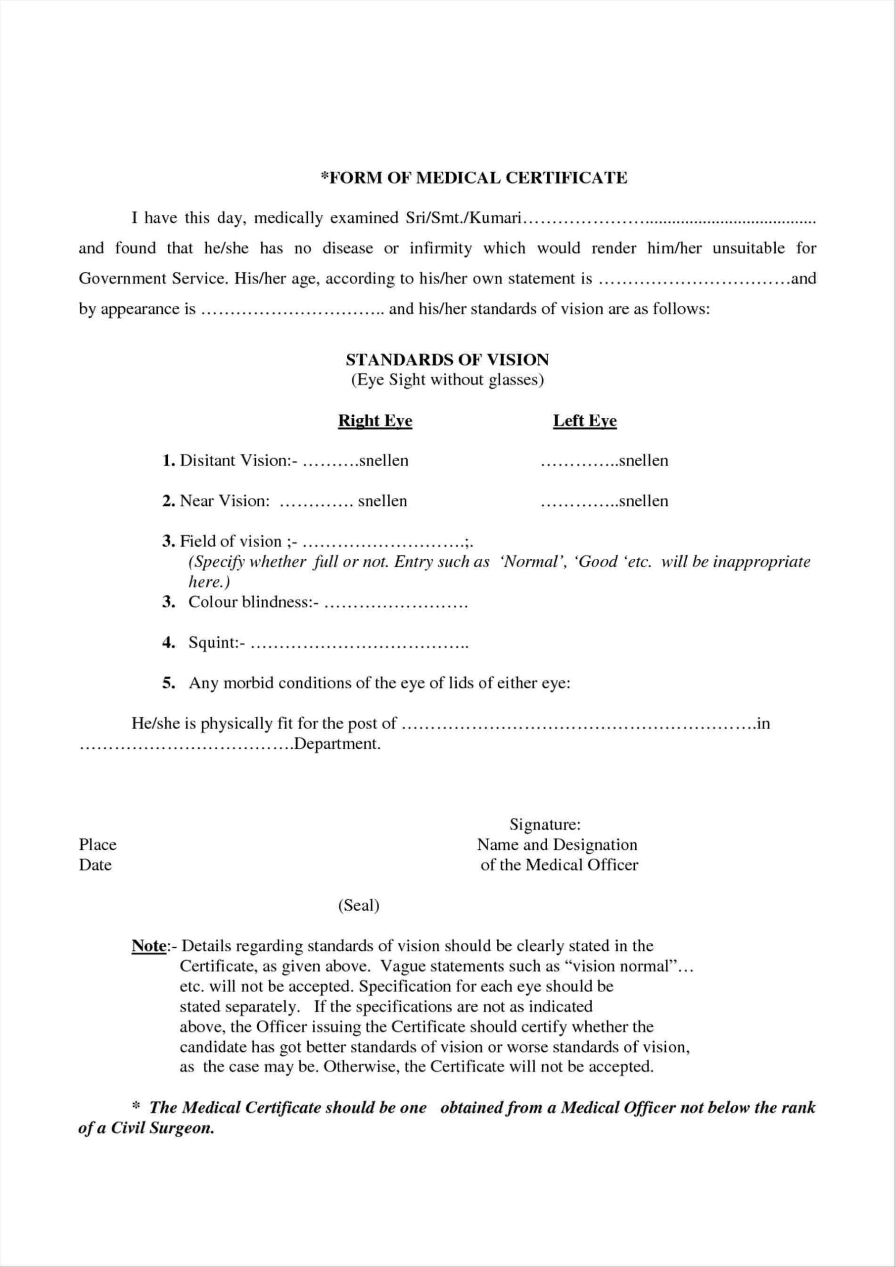 19+ Medical Certificate Templates For Leave – Pdf, Docs Intended For Medical Report Template Doc