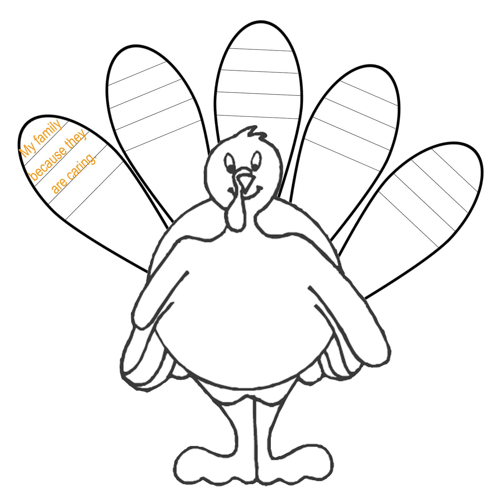 1E17Ecf Turkey Drawing Template C Free Download Best Turkey Regarding Blank Turkey Template