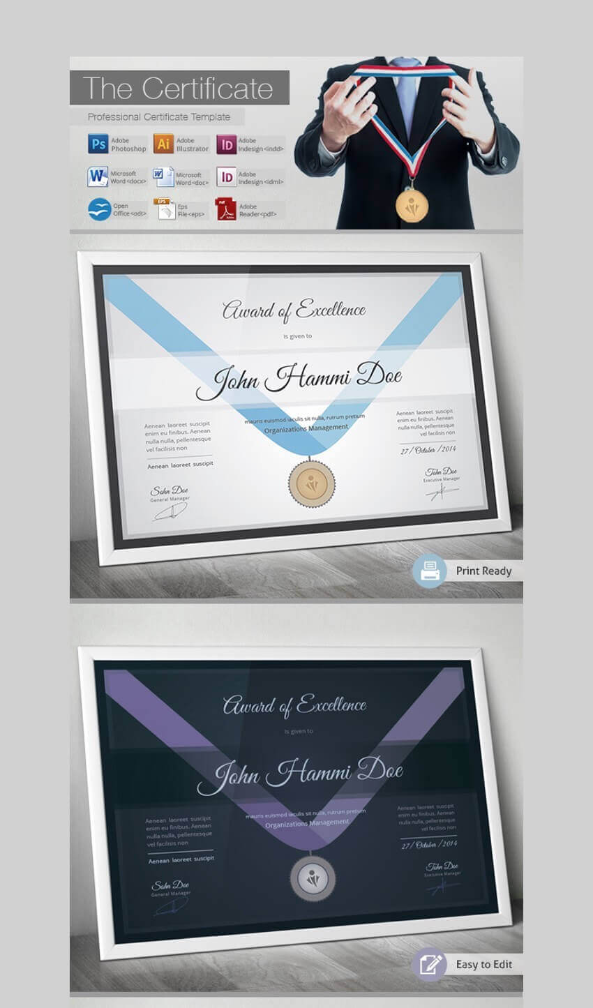 20 Best Free Microsoft Word Certificate Templates (Downloads Pertaining To No Certificate Templates Could Be Found