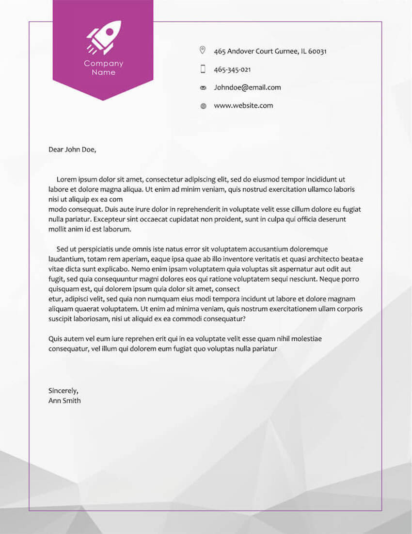 20 Best Free Microsoft Word Corporate Letterhead Templates For Word Stationery Template Free