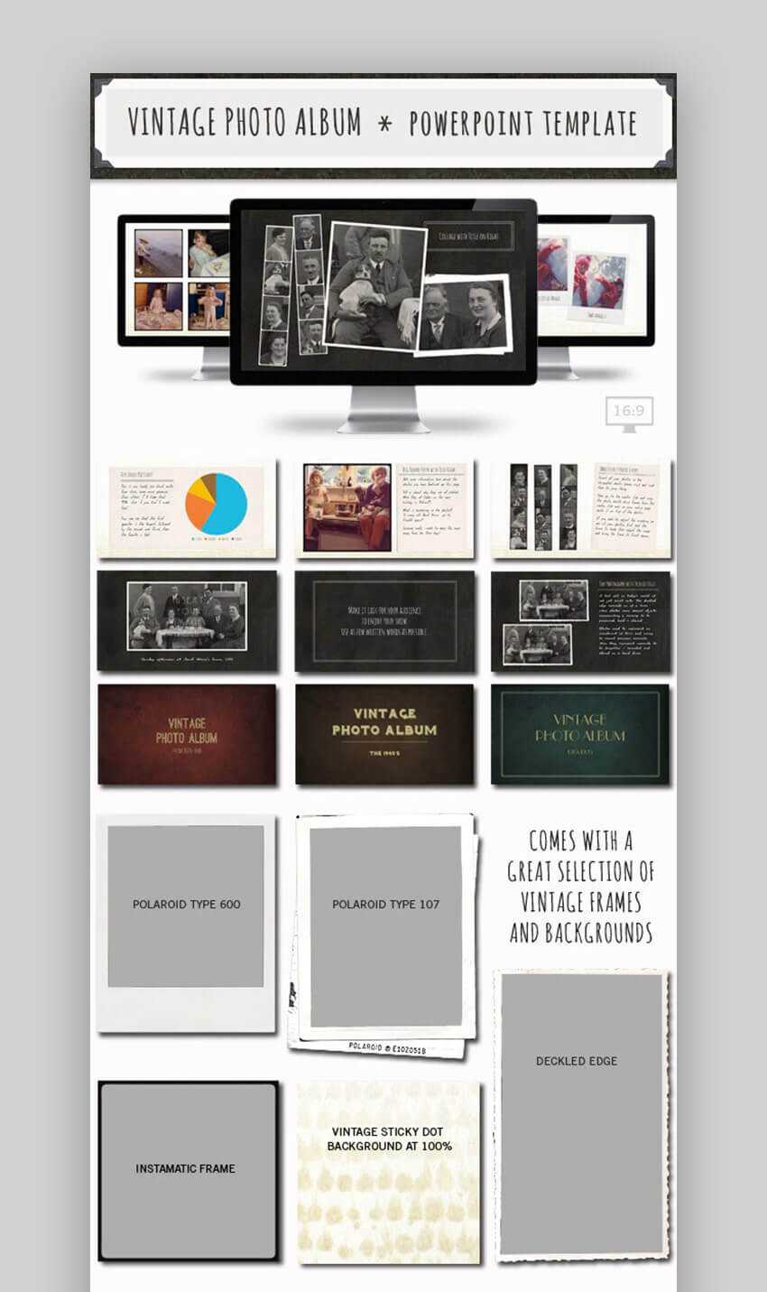 20 Best Free Powerpoint Photo Album & Ppt Slideshow Regarding Powerpoint Photo Album Template