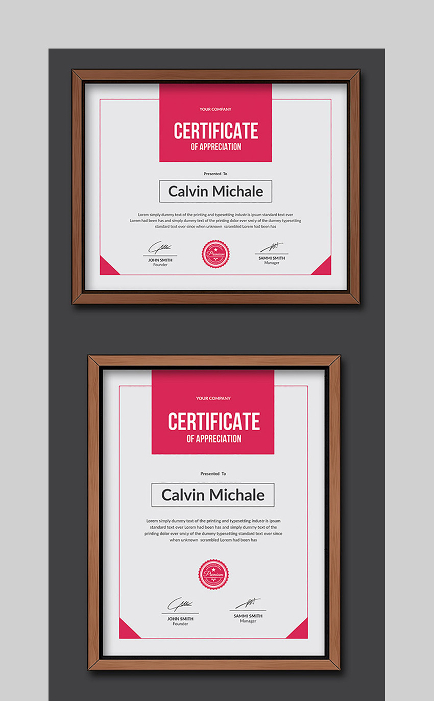 20 Best Word Certificate Template Designs To Award Within Award Certificate Templates Word 2007