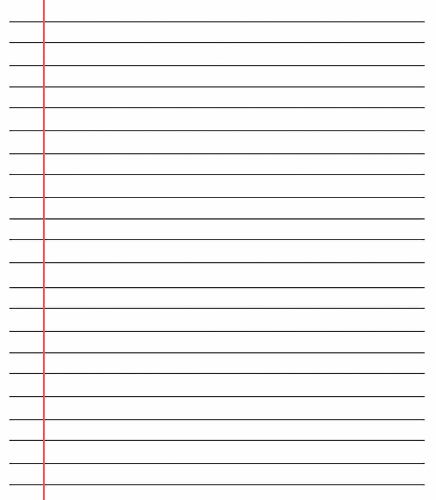 20+ Free Printable Blank Lined Paper Template In Pdf & Word Throughout Microsoft Word Lined Paper Template