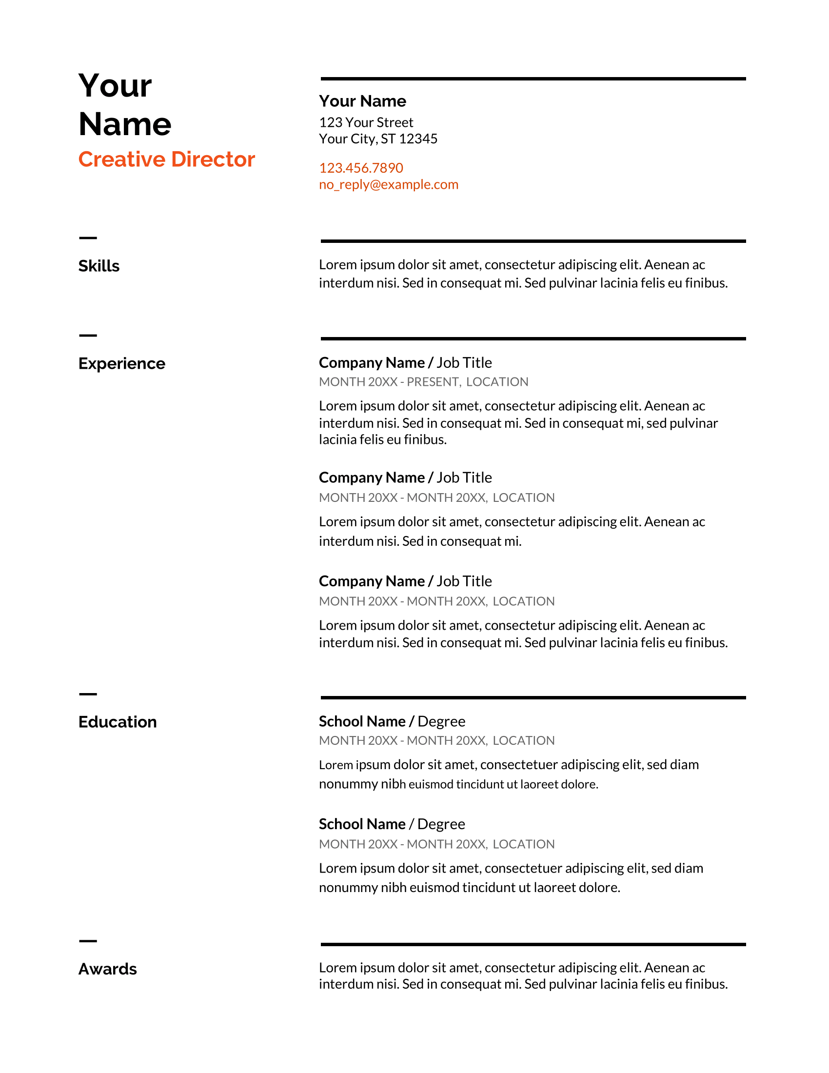 20+ Google Docs Resume Templates [Download Now] With Google Word Document Templates