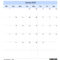 2019 Yearly Blank Calendar Yearly Blank Portrait Orientation Within Blank One Month Calendar Template