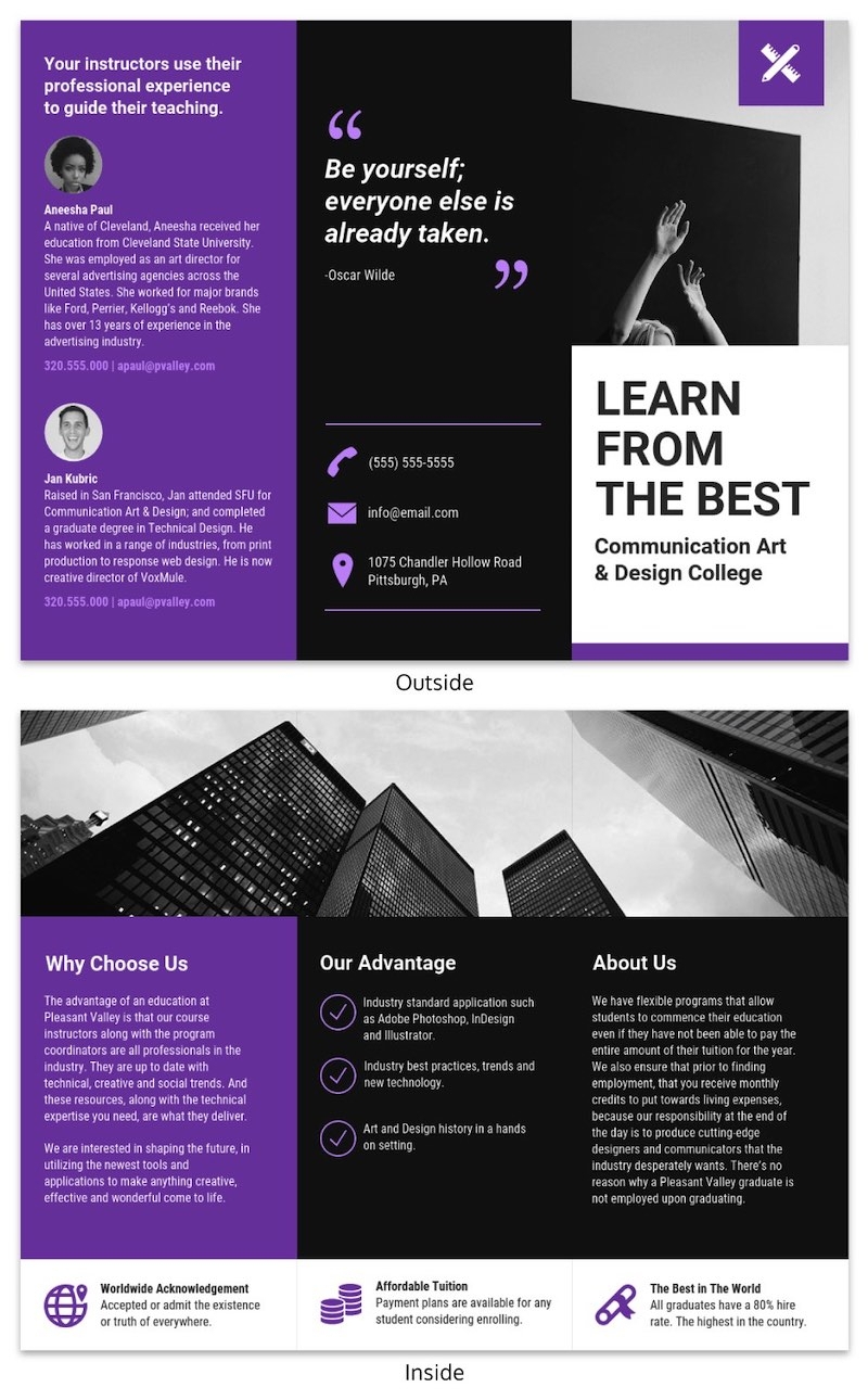 21 Brochure Templates And Design Tips To Promote Your With Good Brochure Templates