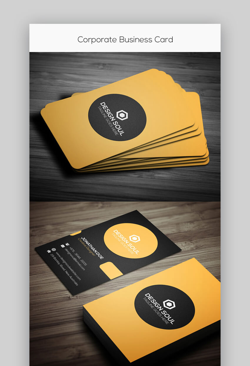 24 Premium Business Card Templates (In Photoshop Regarding Create Business Card Template Photoshop