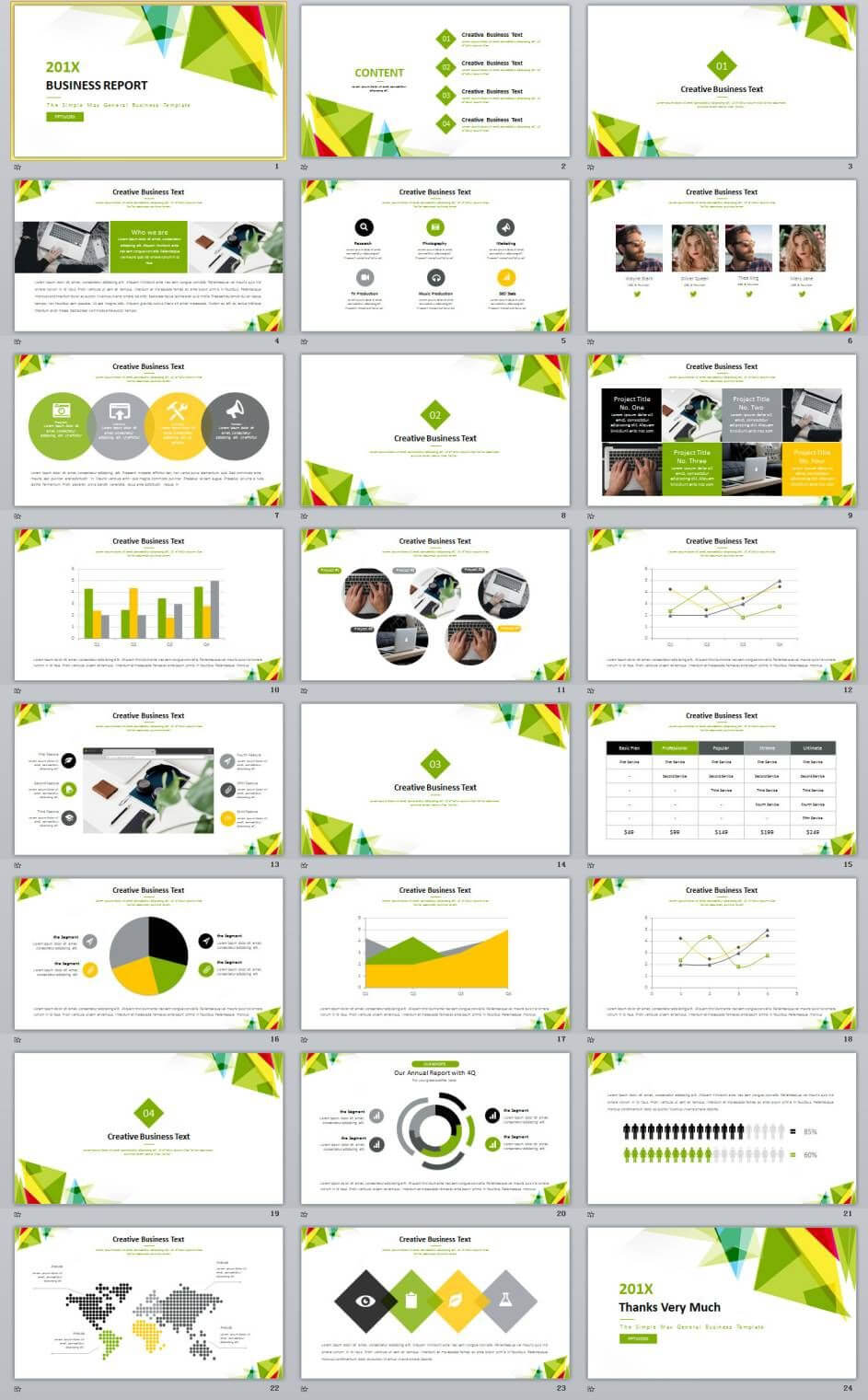 24+ Simple Business Report Powerpoint Templates | Simple Pertaining To Simple Business Report Template