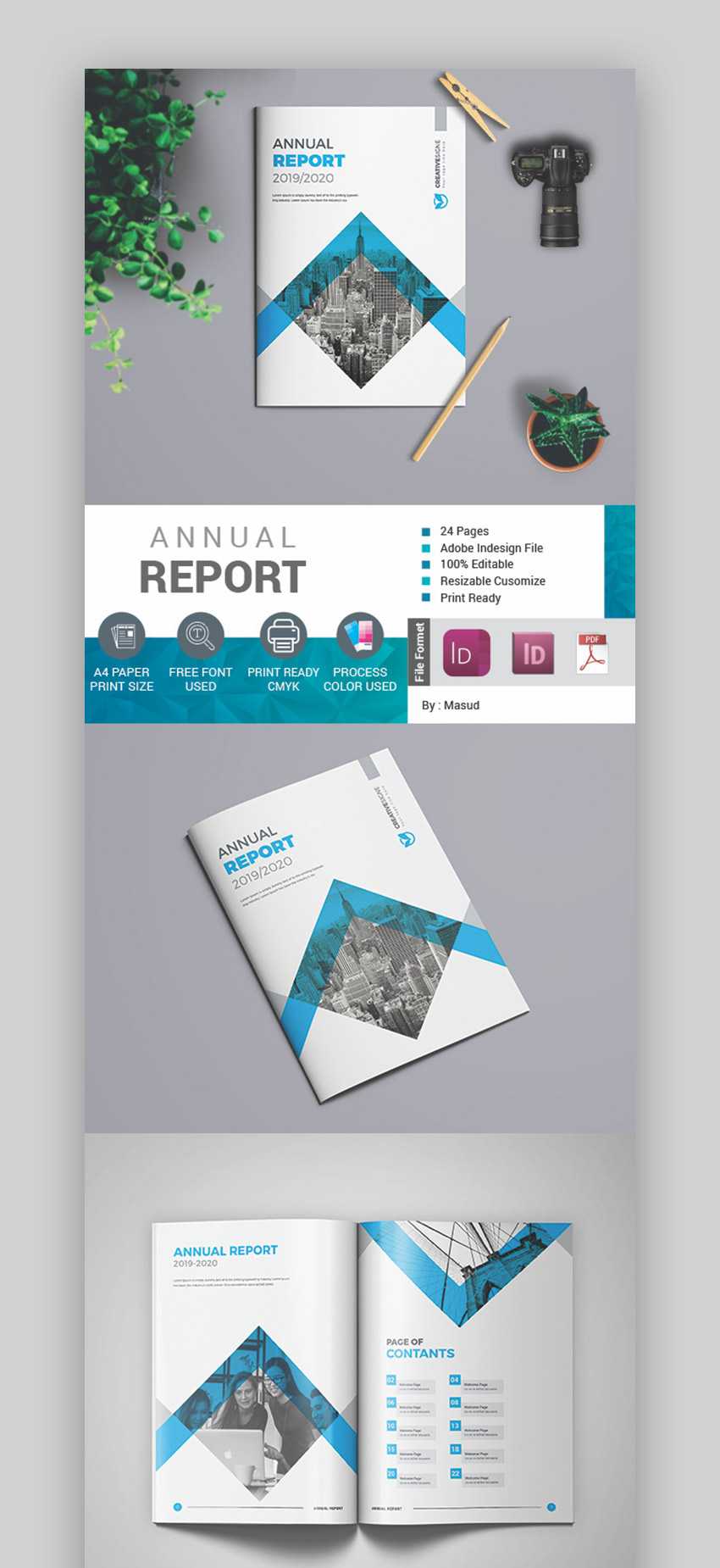 25+ Best Annual Report Templates – With Creative Indesign Throughout Ind Annual Report Template