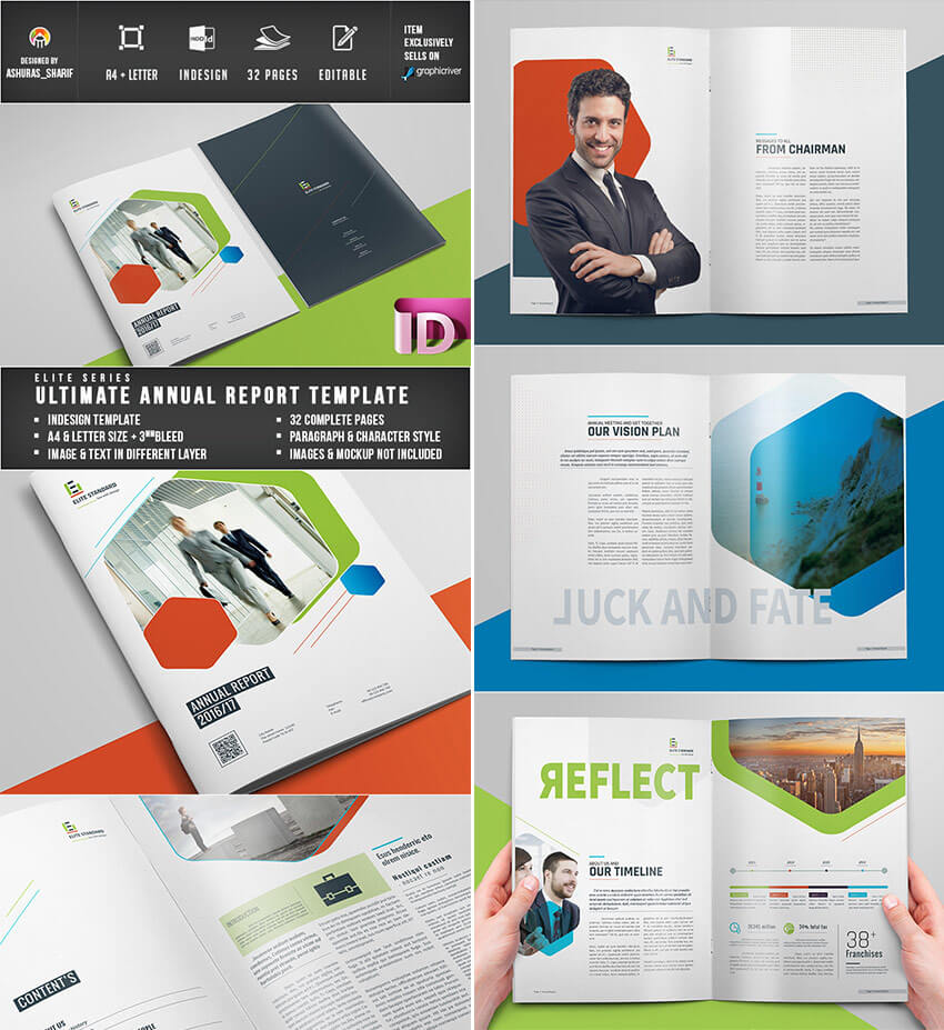 25+ Best Annual Report Templates – With Creative Indesign Within Annual Report Template Word