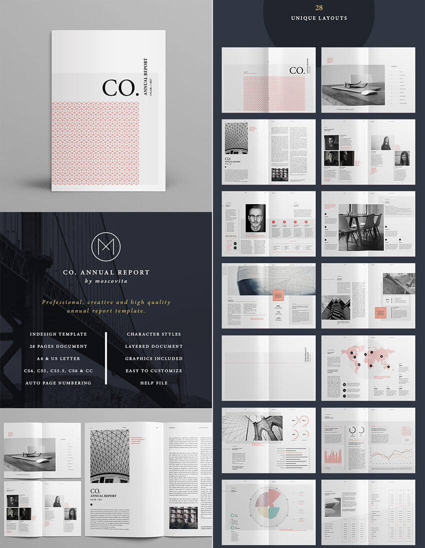 25+ Best Annual Report Templates – With Creative Indesign Within Free Indesign Report Templates