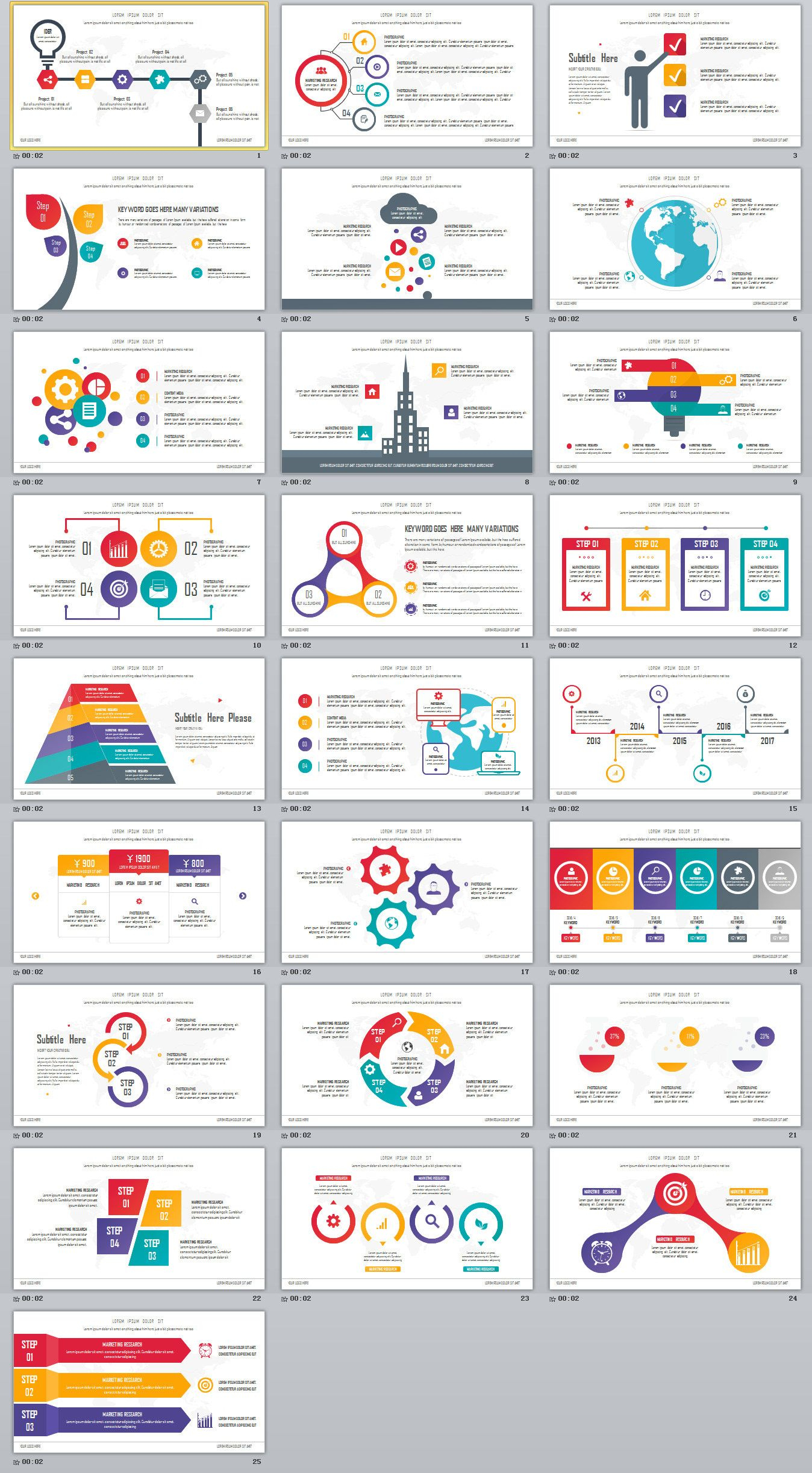 25+ Best Infographic Presentation Powerpoint Templates On With Regard To Powerpoint Calendar Template 2015