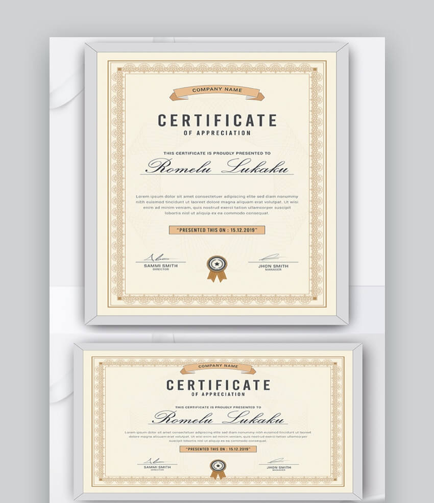 25+ Best Powerpoint Certificate Templates (Free Ppt + Intended For Powerpoint Award Certificate Template