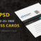 25 Creative Free Psd Business Card Templates 2019 Inside Free Psd Visiting Card Templates Download
