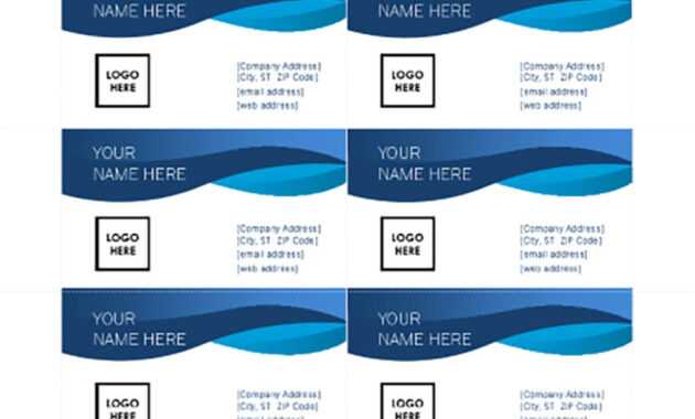 25+ Free Microsoft Word Business Card Templates (Printable pertaining to Microsoft Templates For Business Cards