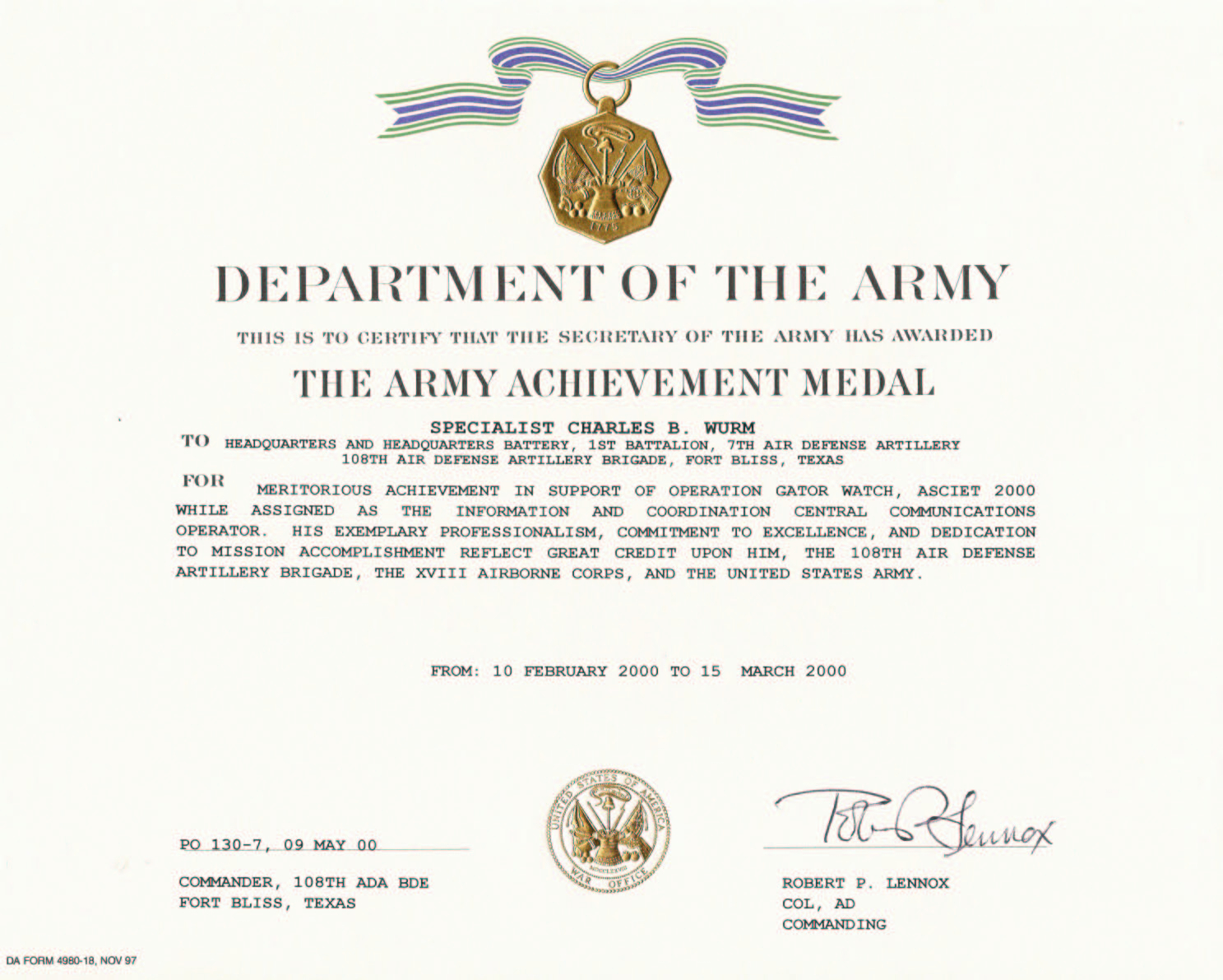 28+ [ Army Good Conduct Medal Certificate Template ] | Army Intended For Army Good Conduct Medal Certificate Template