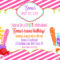 28+ [ Candy Invitation Template Free ] | Printable Candy Regarding Blank Candyland Template