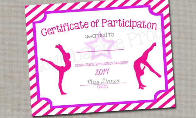 28+ [ Dance Certificate Templates ] | Free Ballet for Gymnastics Certificate Template