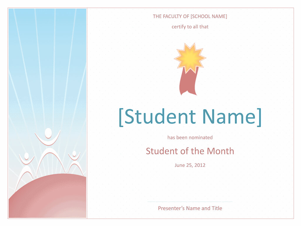 28+ [ Free Student Certificate Templates ] | Download With Free Printable Student Of The Month Certificate Templates