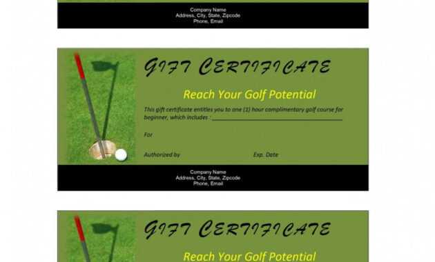 28+ [ Golf Certificate Template ] | Golf Certificate with Golf Certificate Templates For Word