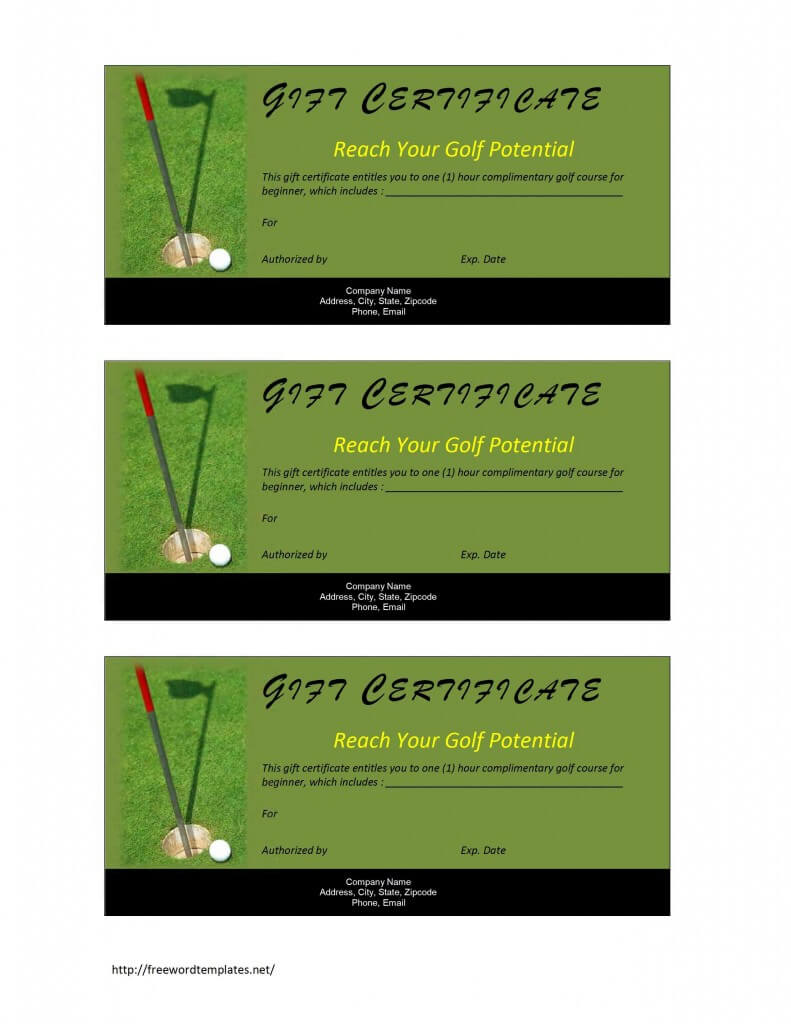 28+ [ Golf Certificate Template ] | Golf Certificate With Golf Certificate Templates For Word