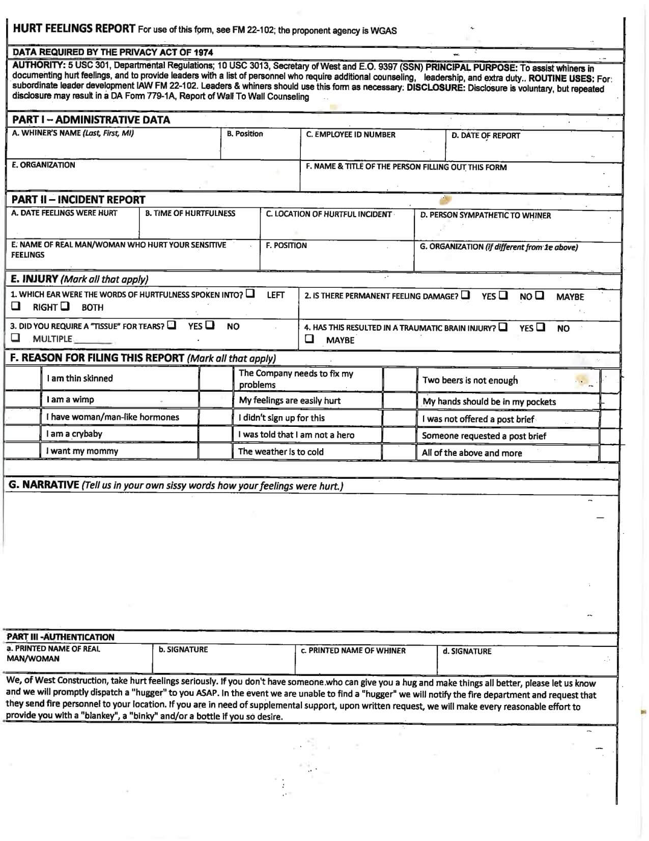 28+ [ Hurt Feelings Report Template ] | Gallery For Gt Hurt In Hurt Feelings Report Template