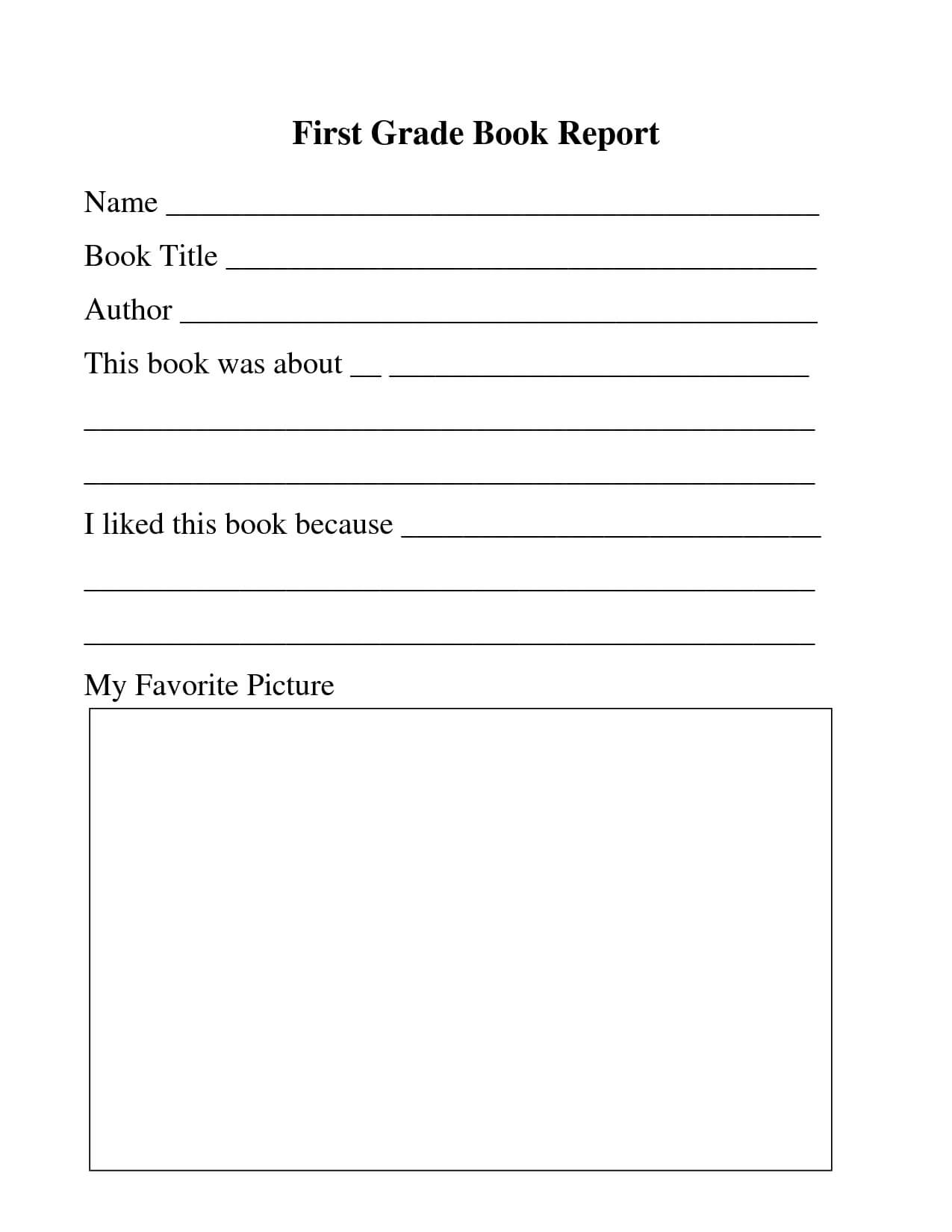 28 Images Of Template For First Grade List | Masorler Throughout 1St Grade Book Report Template