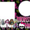 28+ [ Monster High Birthday Card Template ] | Monster High Intended For Monster High Birthday Card Template