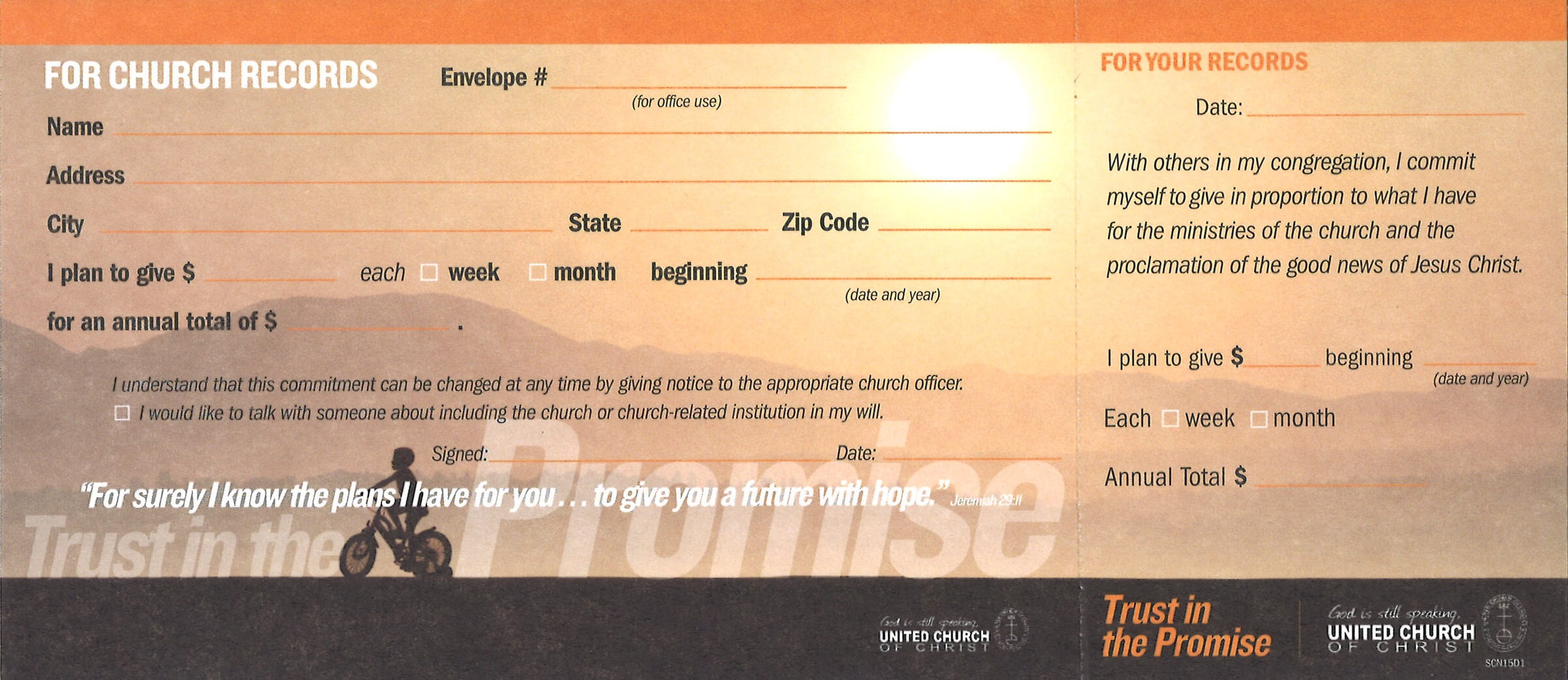 28+ [ Pledge Card Template For Church ] | Pledge Cards For Inside Pledge Card Template For Church