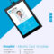 29+ Id Card Templates - Psd | Id Card Template, Employee Id with regard to Portrait Id Card Template