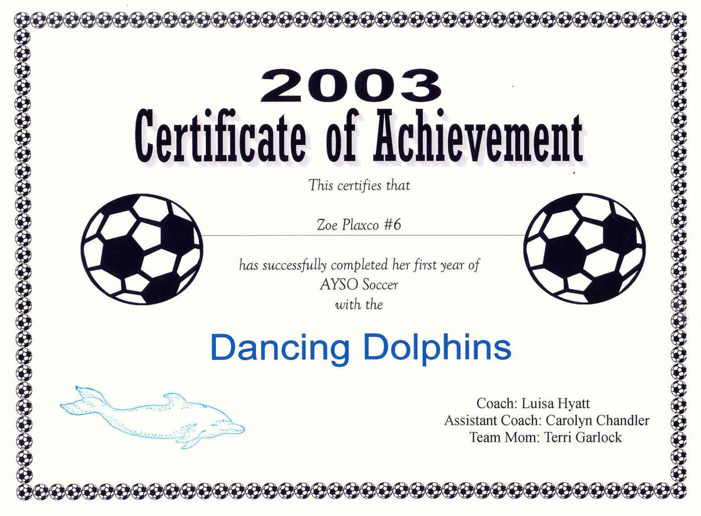 29 Images Of Blank Award Certificate Template Soccer For Soccer Certificate Template