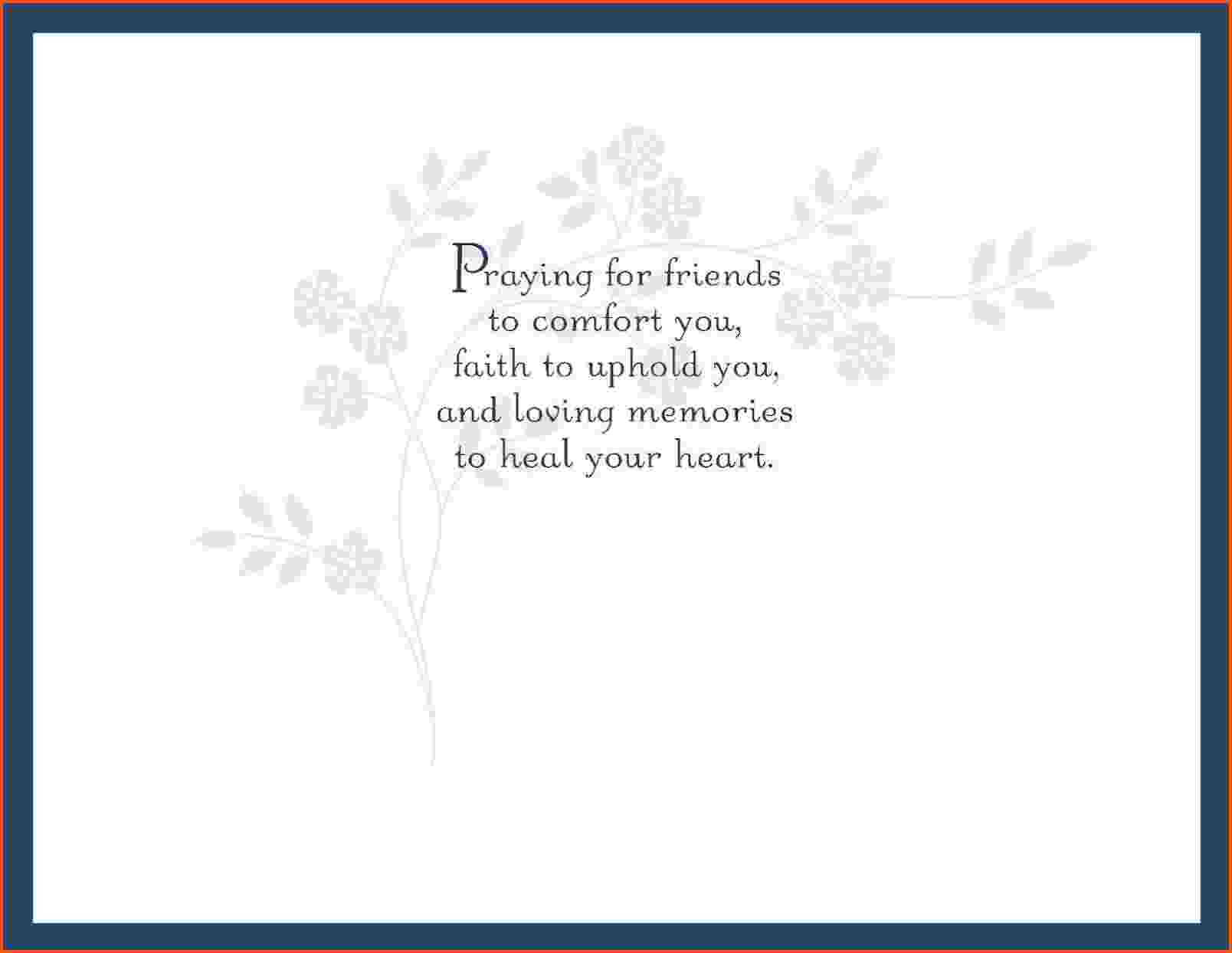 3 Sympathy Card Template | Survey Template Words Inside Sorry For Your Loss Card Template