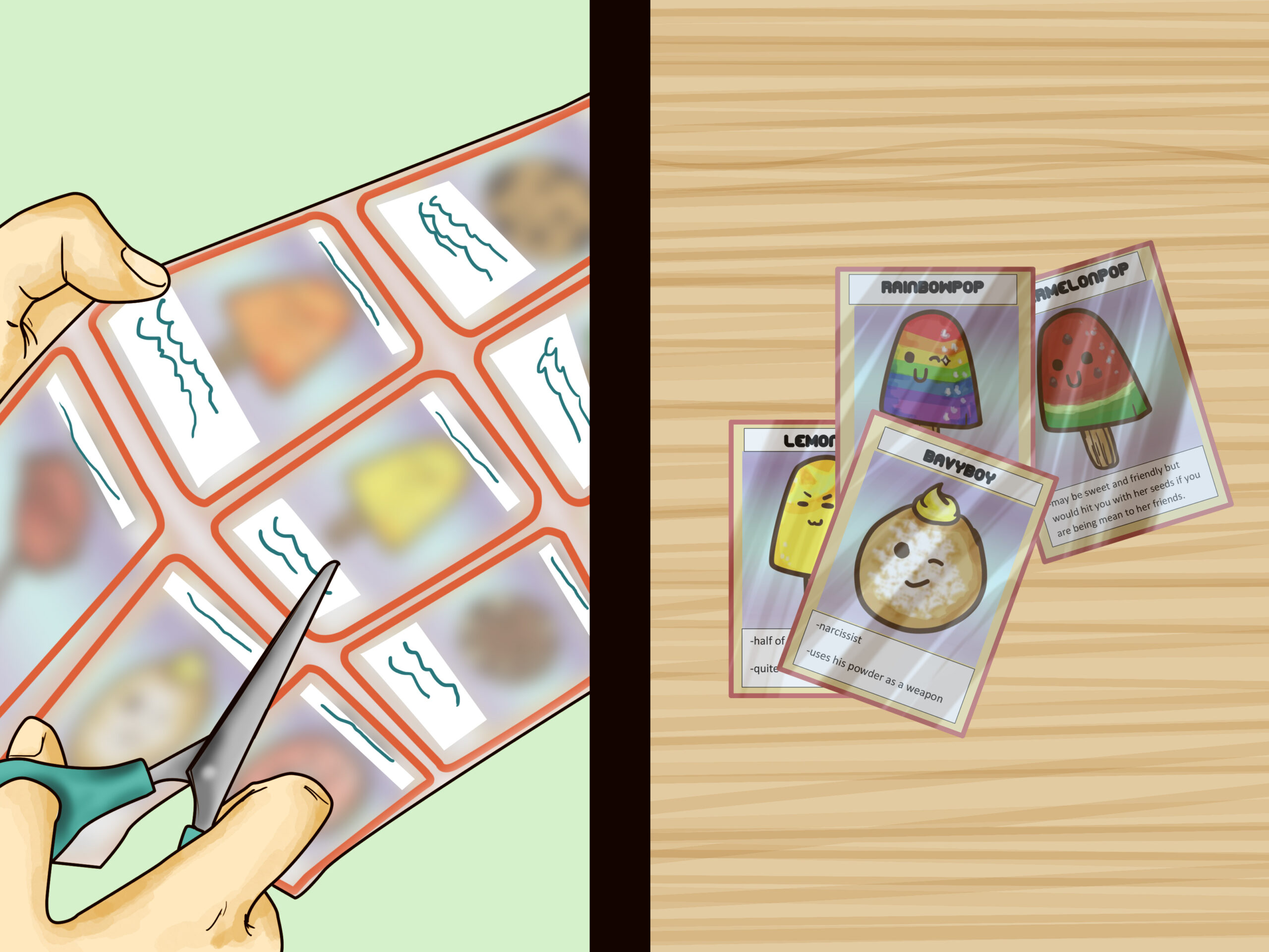 3 Ways To Make Your Own Trading Cards – Wikihow Regarding Index Card Template Open Office