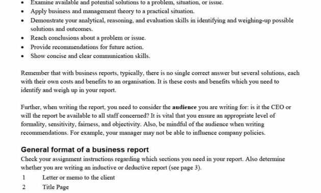 30+ Business Report Templates &amp; Format Examples ᐅ Template Lab regarding Company Report Format Template