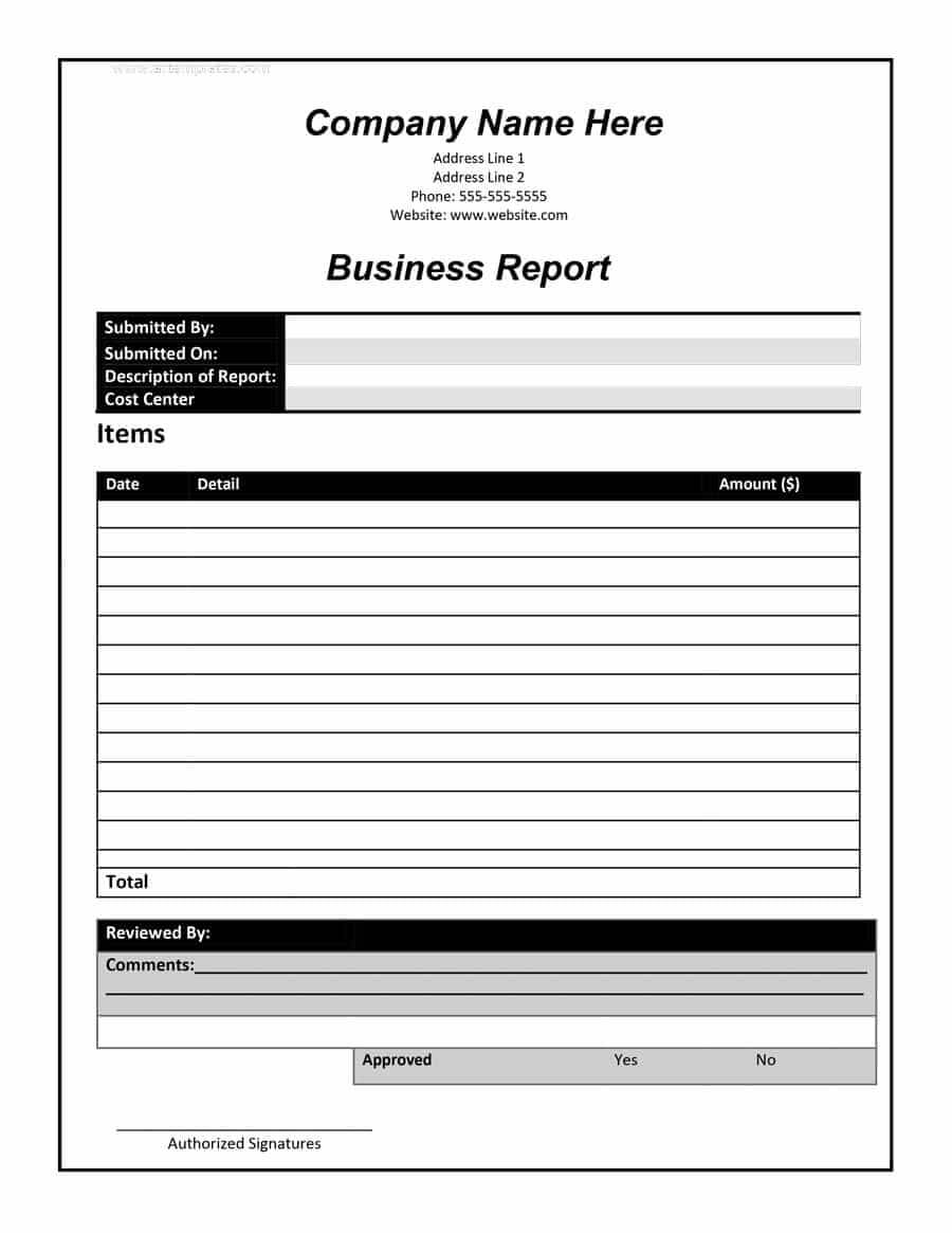 30+ Business Report Templates & Format Examples ᐅ Template Lab Regarding Simple Business Report Template