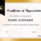 30 Free Certificate Of Appreciation Templates And Letters In Best Performance Certificate Template