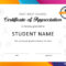 30 Free Certificate Of Appreciation Templates And Letters Pertaining To Certificate Templates For School