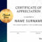 30 Free Certificate Of Appreciation Templates And Letters With Free Printable Student Of The Month Certificate Templates