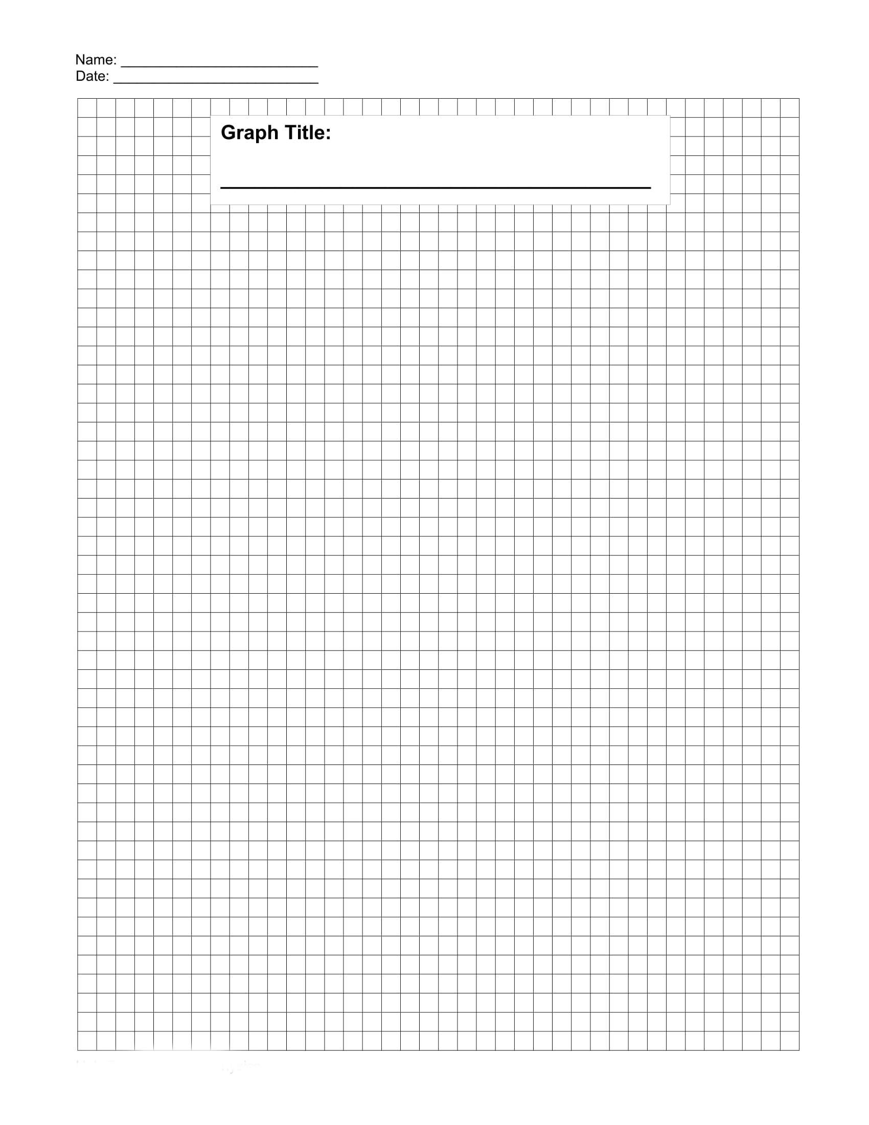 30+ Free Printable Graph Paper Templates (Word, Pdf) ᐅ With Regard To Graph Paper Template For Word