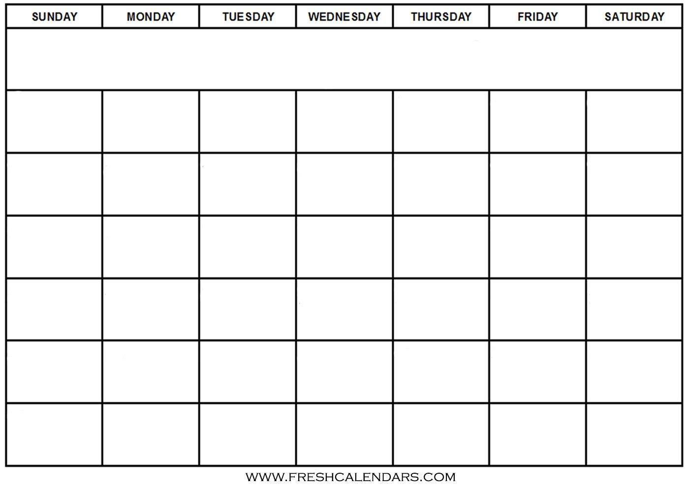 30 Print Free Calendar Template | Andaluzseattle Template With Regard To Blank Calander Template