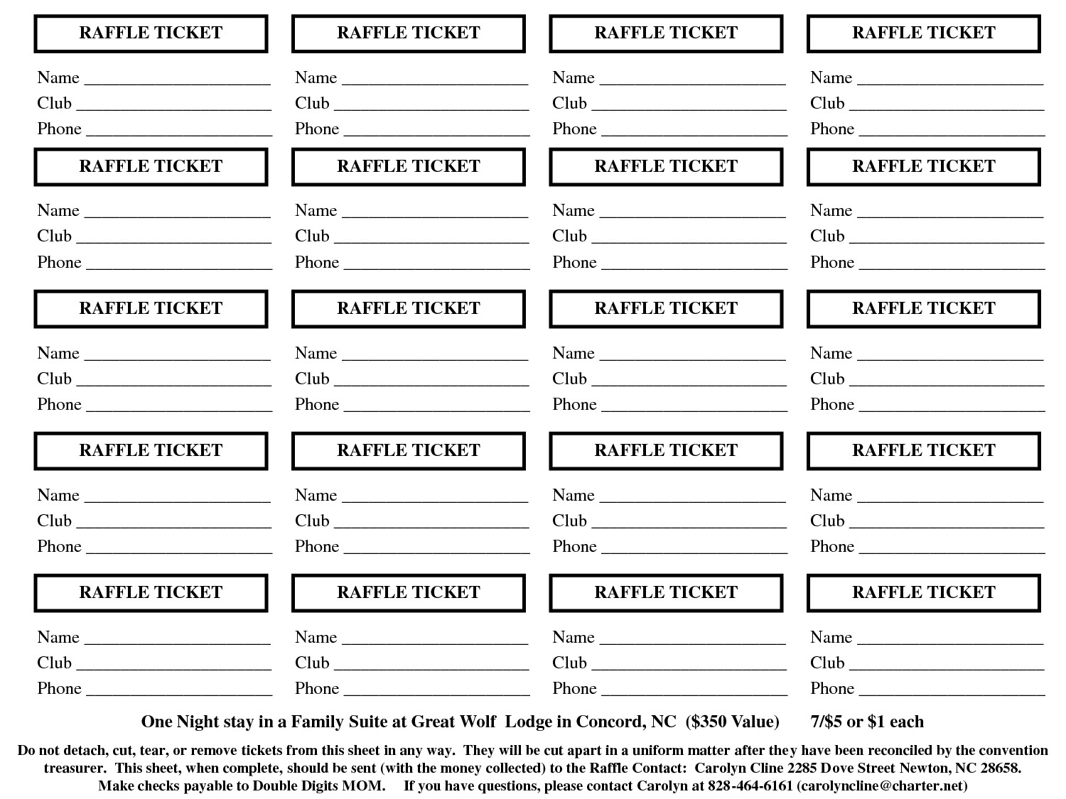 30 Sample Raffle Tickets Template | Andaluzseattle Template With Regard To Free Raffle Ticket Template For Word