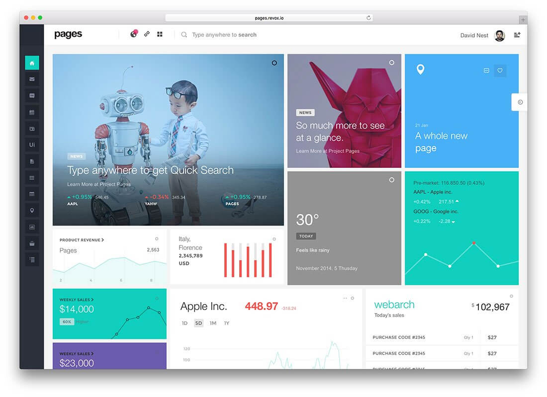 31 Best Bootstrap 4 Admin Templates For Web Apps 2019 – Colorlib With Html5 Blank Page Template
