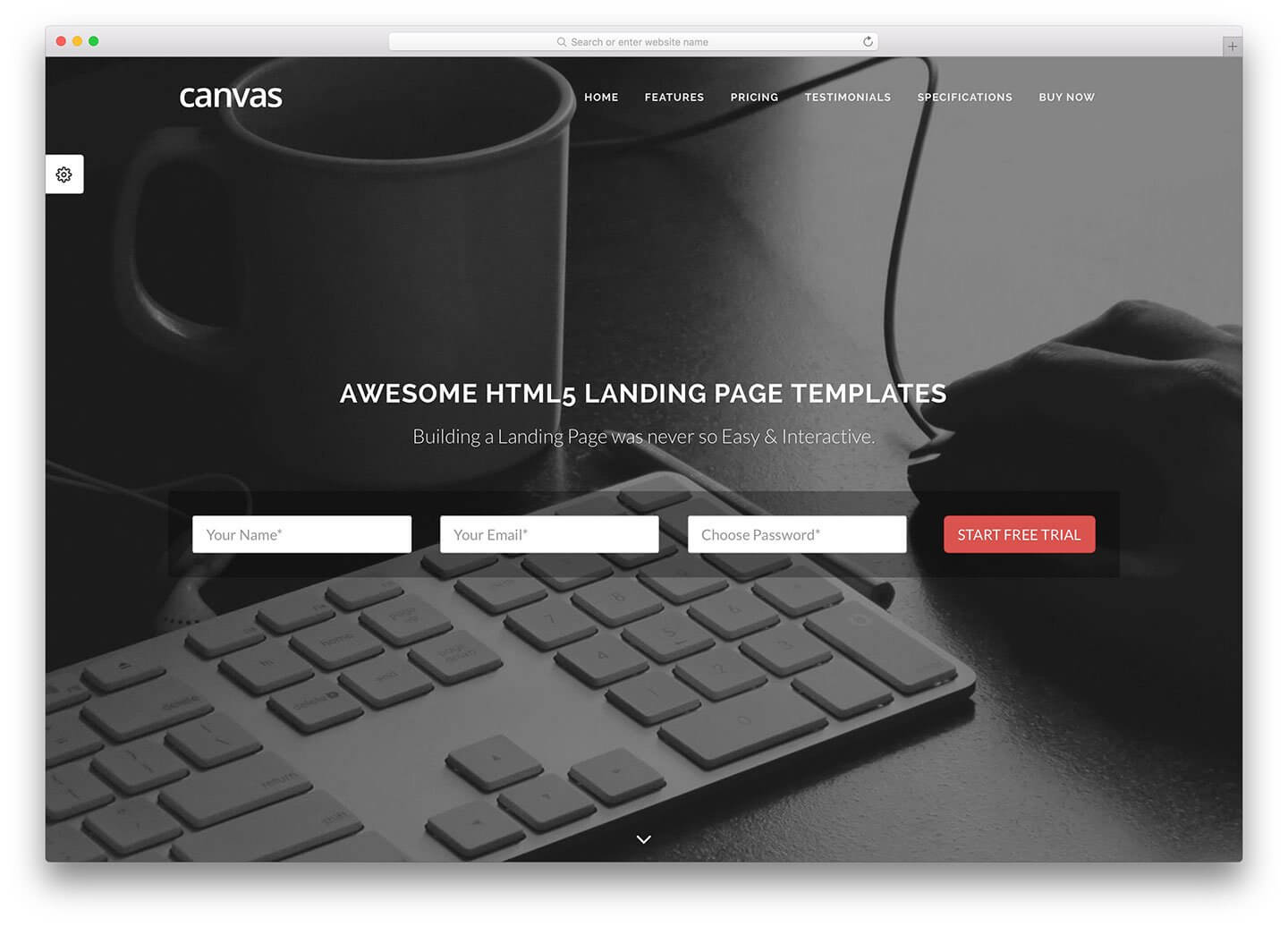 33 Awesome Html5 Landing Page Templates 2019 – Colorlib For Html5 Blank Page Template