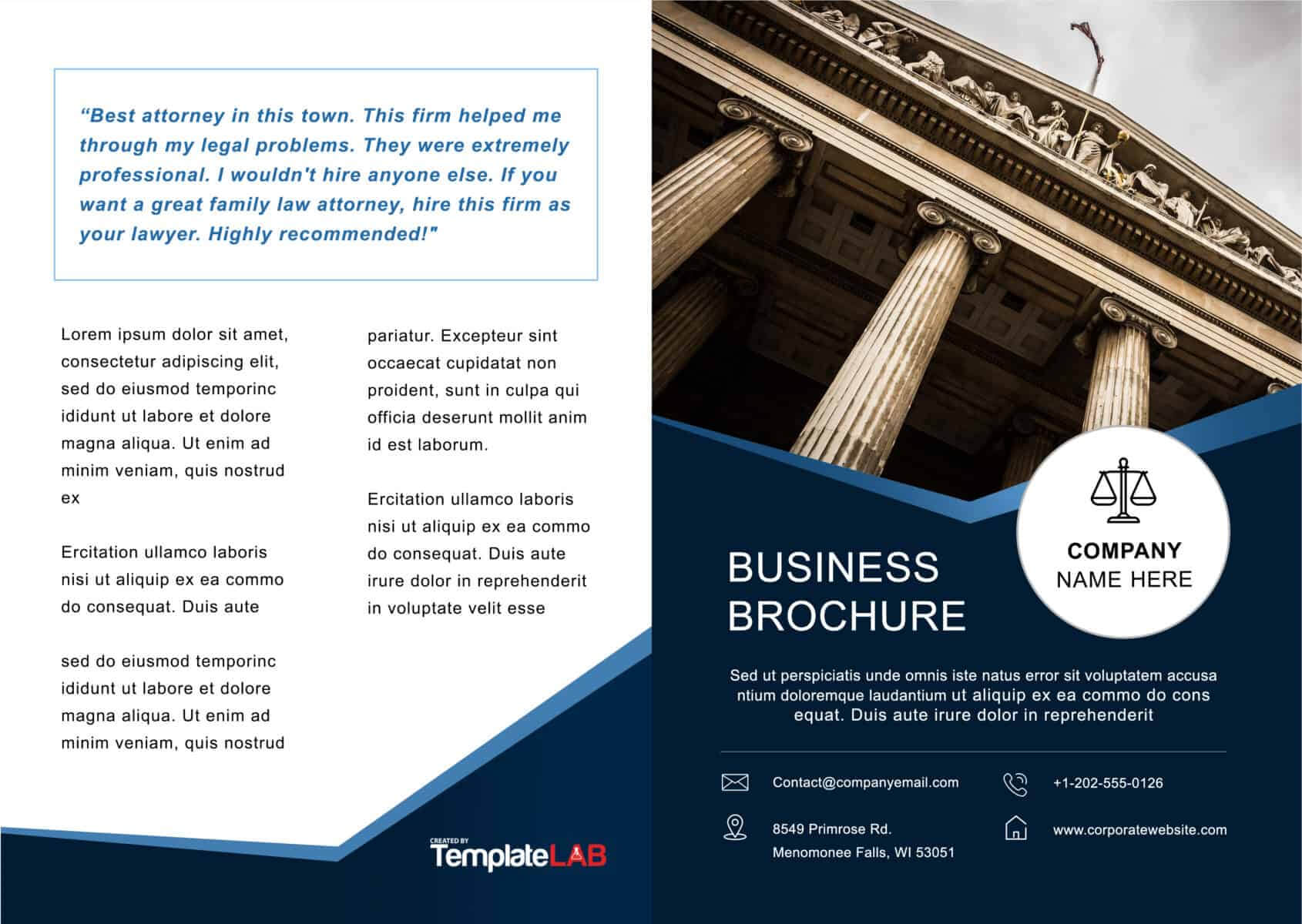 33 Free Brochure Templates (Word + Pdf) ᐅ Template Lab In Architecture Brochure Templates Free Download