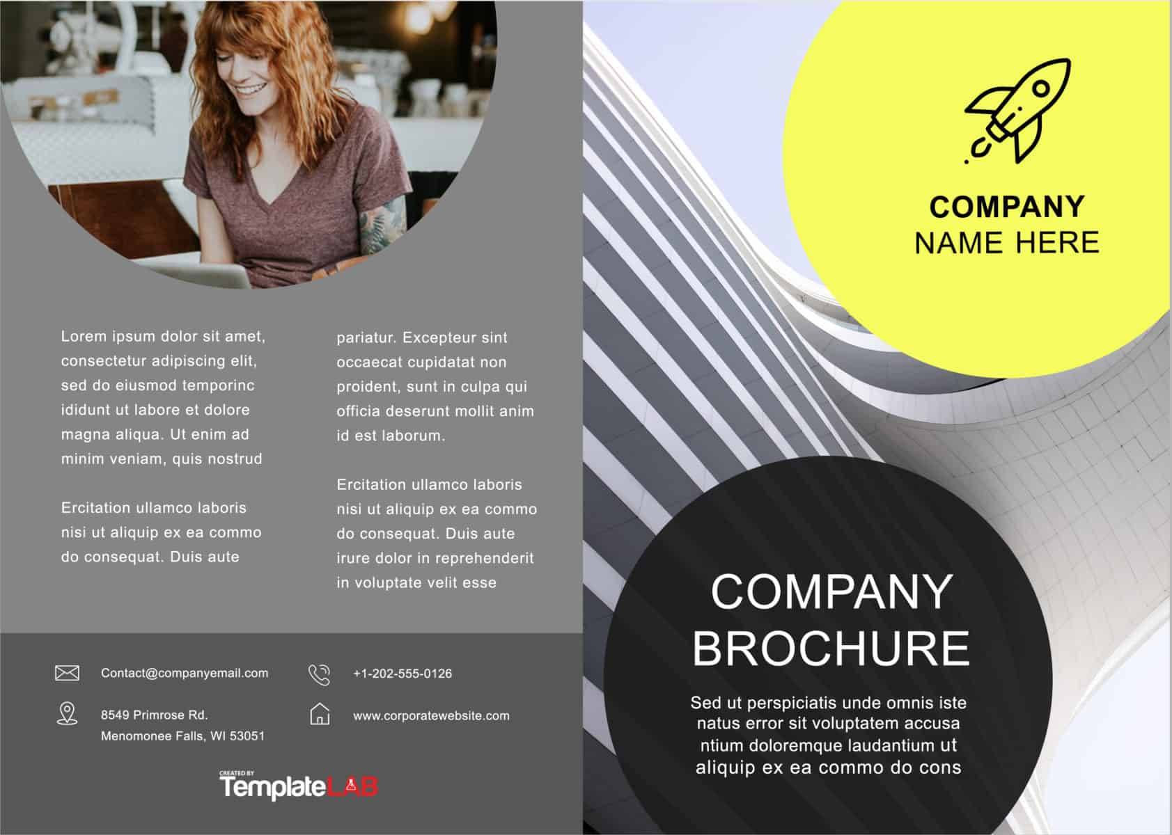 33 Free Brochure Templates (Word + Pdf) ᐅ Template Lab Inside Fancy Brochure Templates